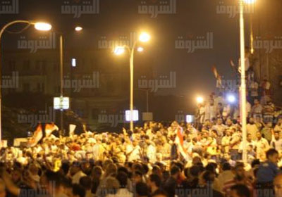 تصوير - محمود العراقى _ مظاهرات دعم الرئيس السابق محمد مرسي – أرشيفية