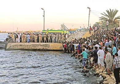 رشيد حادثة غرق المهاجرين تصوير اميرة مرتضى