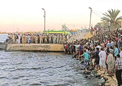 رشيد حادثة غرق المهاجرين تصوير اميرة مرتضى