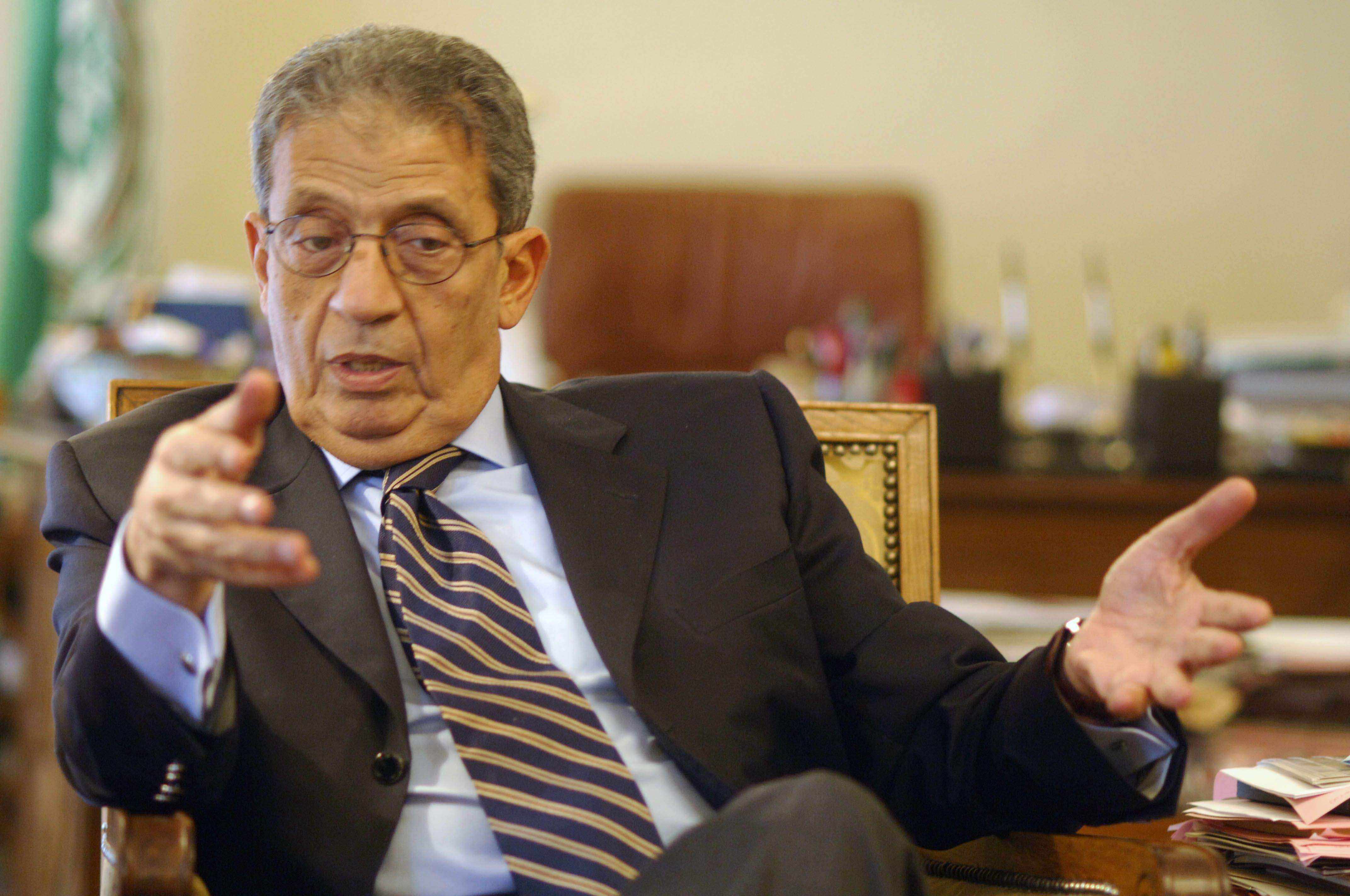 عمرو موسى، عضو لجنة الخمسين لتعديل الدستور