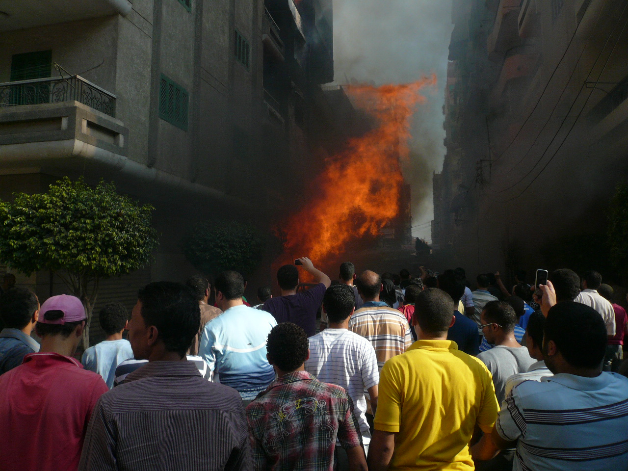 حريق التهم 3 منازل بسوهاج - أرشيفية