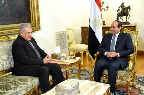 الرئيس السيسي والمهندس إبراهيم محلب