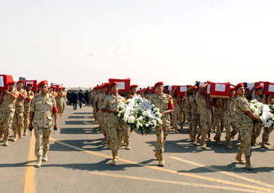 الجنازة العسكرية للشهداء