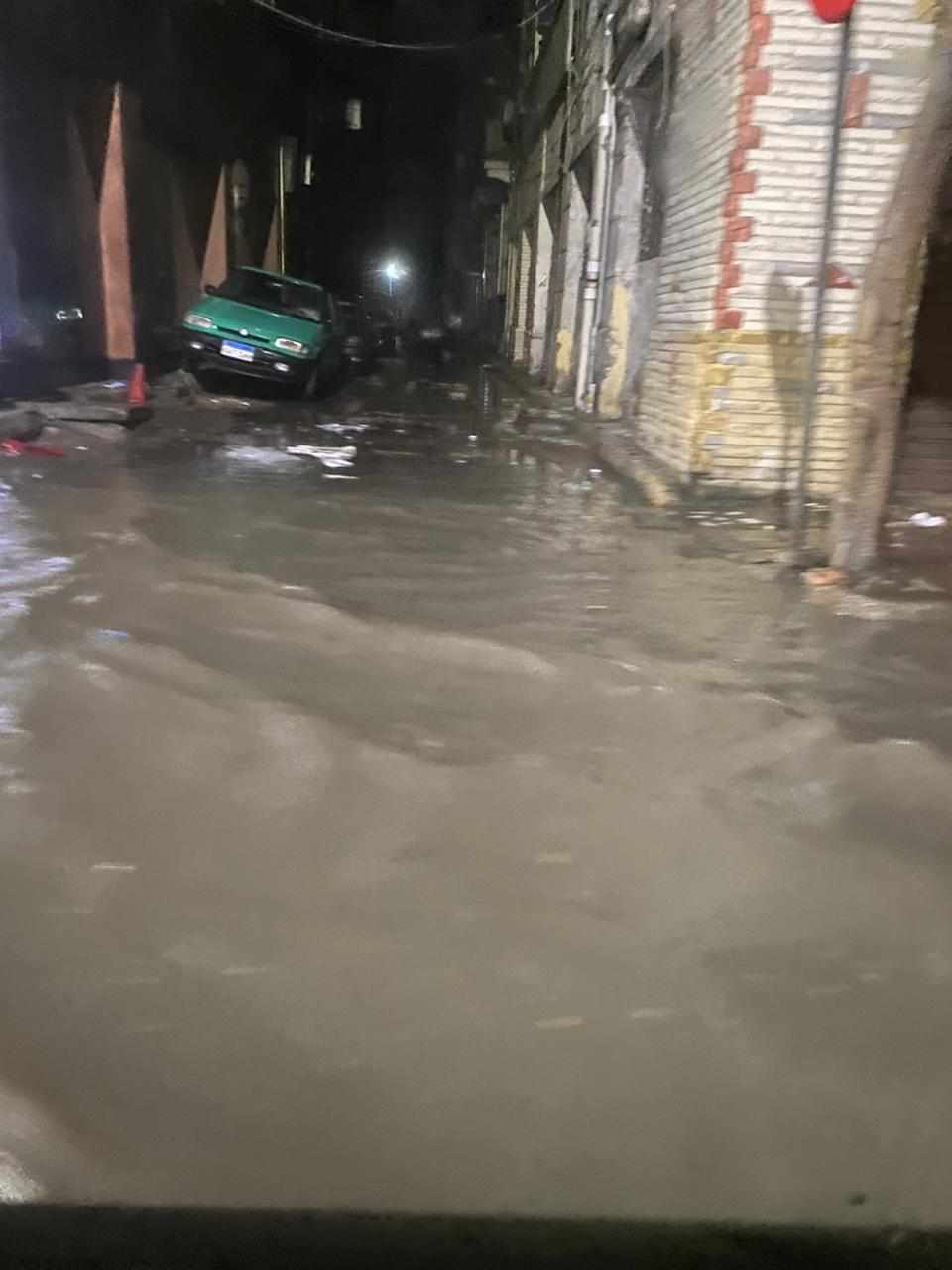 سقوط أمطار في الإسكندرية
