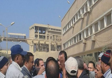 وقفة عمالية للمطالبة بإقالة رئيس الشركة المالية بكفر الزيات