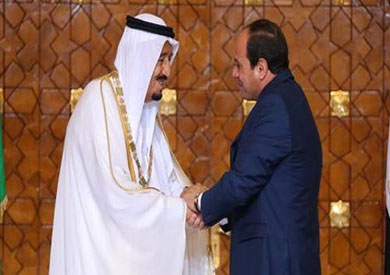 الرئيس عبد الفتاح السيسي، والملك سلمان بن عبدالعزيز
