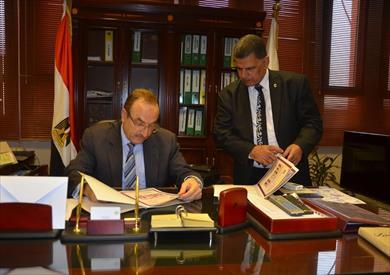 محافظ بنى سويف يعتمد نتيجة الشهادة الابتدائية