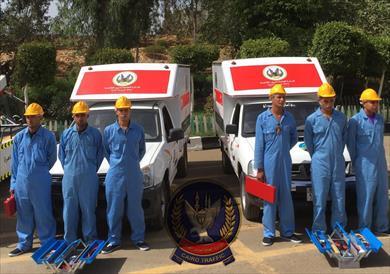 سيارات الإغاثة المتنقلة بالقاهرة