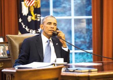 «أوباما» يتصل هاتفيا بـ«كاميرون»