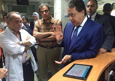 وزير الصحة يزور 3 مستشفيات