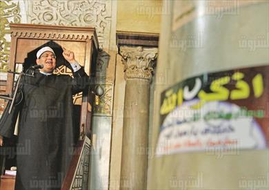 خطبة الجمعة مسجد السيدة نفيسة بحضور وزير الاوقاف تصوير احمد عبد الفتاح