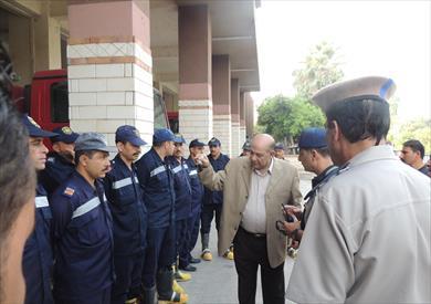مدير أمن القليوبية يتفقد الخدمات الأمنية