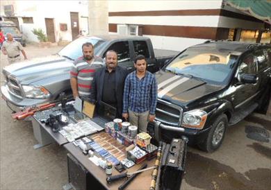 مضبوطات مباحث تأمين الطرق