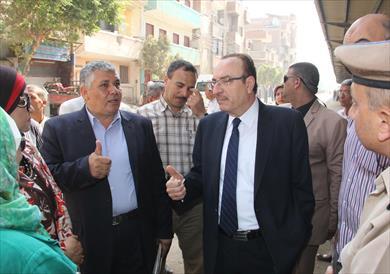 محافظ بني سويف يشدد على تكثيف واستمرار أعمال النظافة ورفع الاشغالات وتسيير الحركة المرورية