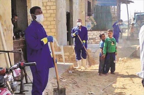 مشروع النظافة أبهج السكان وحمسهم للمشاركة فى البرنامج