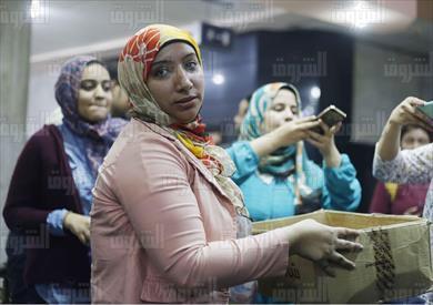 صندوق لكفالة النقيب بنقابة الصحفيين تصوير هبه الخولى