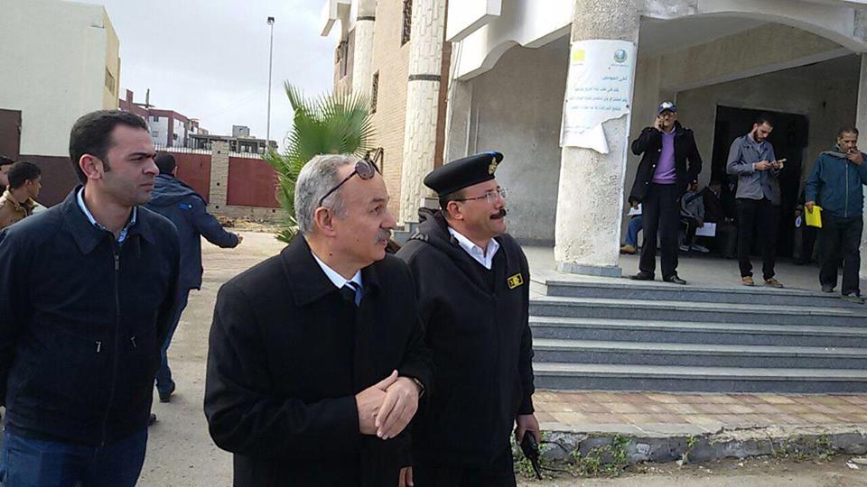 مدير امن بورسعيد يتفقد ادارة المرور