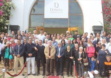 فودة يرحب بعائلات ضحايا الزلزال فى ايطاليا على ارض شرم الشيخ