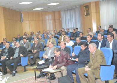 محافظ المنيا يلتقي رؤساء الوحدات القروية