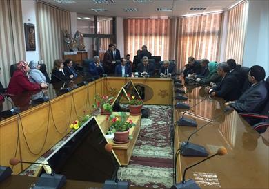 اجتماع مجلس جامعة بورسعيد