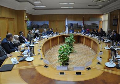 جامعة كفر الشيخ تشدد على تأمين كنترولات الامتحانات