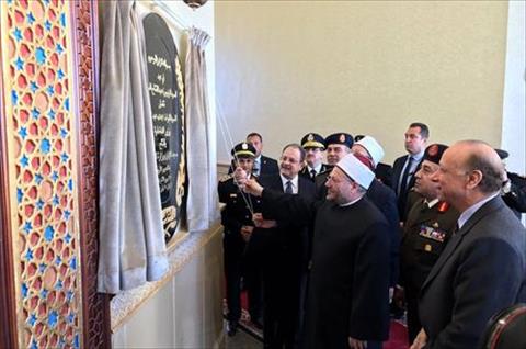 وزير الداخلية افتتاح مسجد