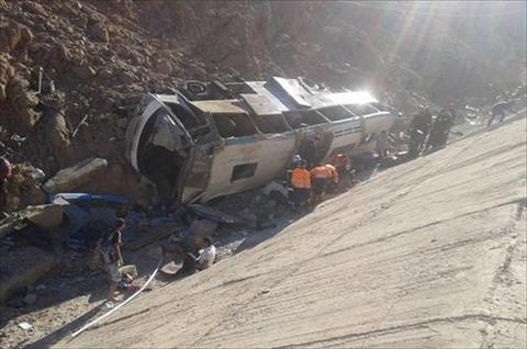 ٢٠ علامة مرورية في منطقة الصاعدة والمعاينة الأولية تشير الي مكابح الفرامل وراء السبب