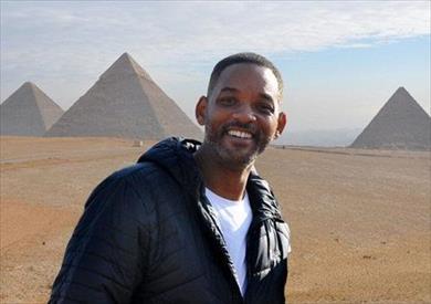 ويل سميث فى زيارته لمصر