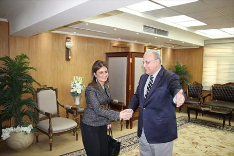 حسام عبد الرحيم وسحر نصر