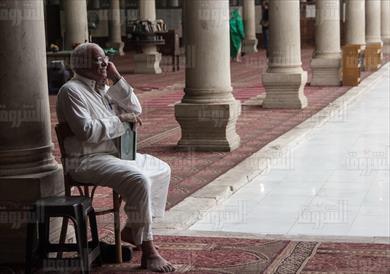 مسجد عمرو بن العاص - تصوير: إبراهيم عزت