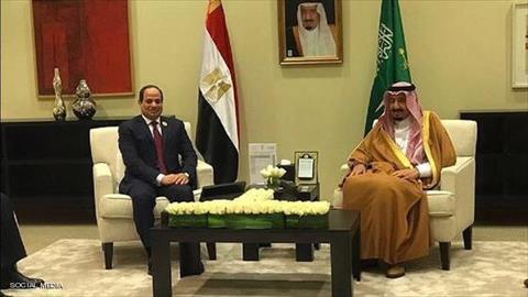 -أرشيفية -اللقاء بين الملك سلمان والرئيس السيسي