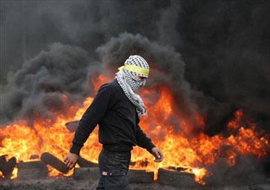 مواجهات بين الجيش الاسرائيلى والفلسطينين