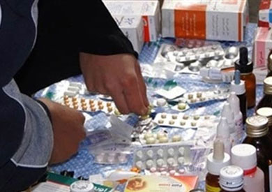 ضبط 1200 عبوة أدوية مخدرة داخل محل بيع المستلزمات الطبية
