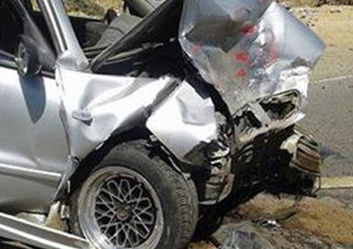 حادث تصادم 5 سيارات على الطريق الدولي بكفر الشيخ