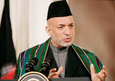 الرئيس الأفغانى حامد كرزاي-ارشيفية