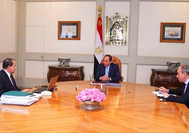 السيسي ووزير الزراعة