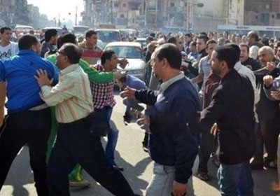 اشتباكات في موقف سيارات