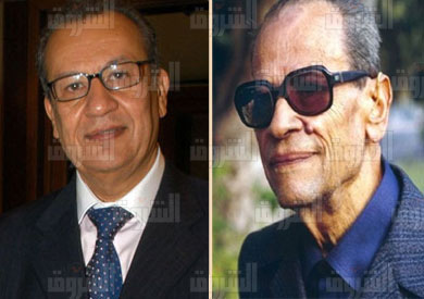 نجيب محفوظ وإبراهيم المعلم