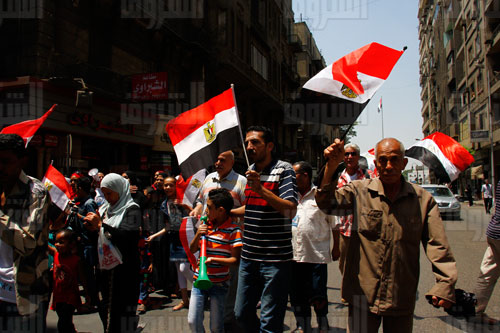 «التحرير وعابدين» يحتفلان بافتتاح قناة السويس الجديدة - تصوير هبة الخولي