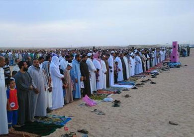 صلاة العيد بالساحات بالوادى الجديد