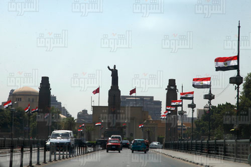 علم مصر احتفالا بأفتتاح قناة السويس تصوير احمد عبد الجواد