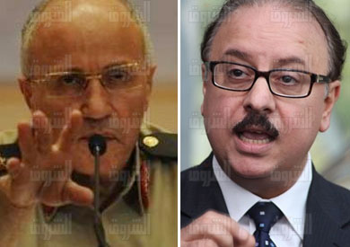 لدكتور محمد سعيد العصار، وزير الإنتاج الحربى و المهندس ياسر القاضى، وزير الاتصالات وتكنولوجيا المعلومات