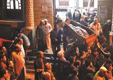 جنازة الصحفية مياده اشرف بالمنوفيه