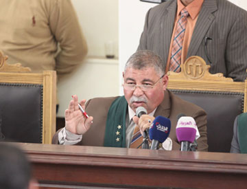 المستشار حسن فريد رئيس محكمة جنايات القاهرة