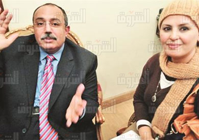 محررة «الشروق» مع محافظ الإسكندرية