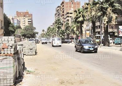 أعمال التوسعة في شارع فيصل- تصوير روجيه أنيس