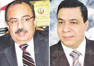 محمد عبد الظاهر محافظ الإسكندرية و حسنى حافظ