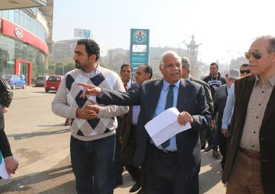جولة محافظ القاهرة التفقدية لميدان روكسي