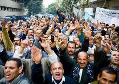 عمال شركة الكوك فى اعتصام مفتوح