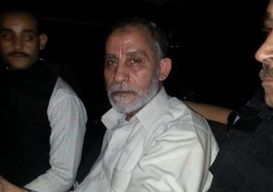 لحظة القبض على الدكتور محمد بديع المرشد العام لجماعة الإخوان المسلمين